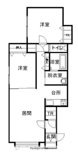 アレスB【103号室】の間取り
