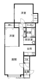 アレスB【1階】の間取り