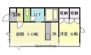 LIFEこあEAST【102号室】の間取り