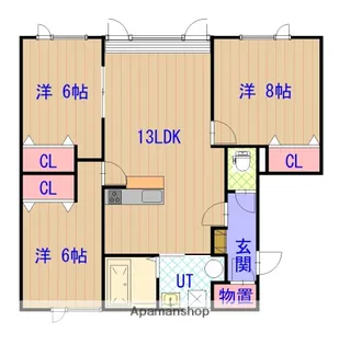 ガーデンパーク【2階】の間取り