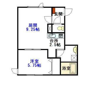 CRADLE【202号室】の間取り