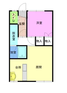 ワンダースリー【1階】の間取り
