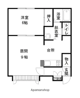 ラフプレイス【103号室】の間取り