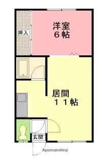 ブルーハウス【1階】の間取り