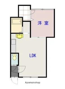 ハンドレッドヴィレッジB【2階】の間取り