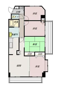 オークヒルズ2.6【5階】の間取り