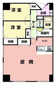 オークヒルズ2.6【3階】の間取り