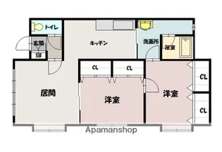 エターナル【201号室】の間取り