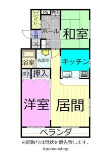 レジデンスすみのい【101号室】の間取り