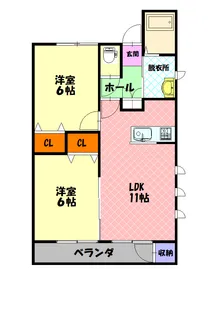 BASE14・6【103号室】の間取り