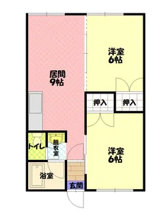シティハイムスクエア【201号室】の間取り