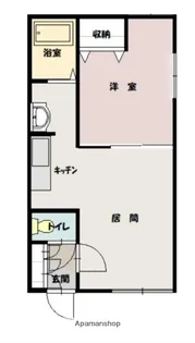 スプリングエンジェルⅡ【206号室】の間取り
