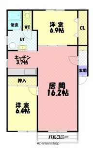 グランデⅣ【301号室】の間取り
