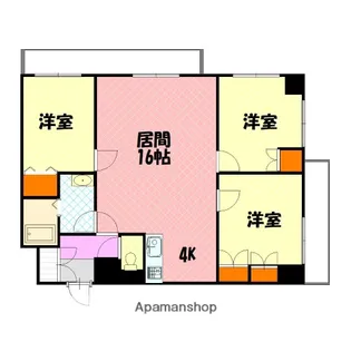 トーワグリーンヒル6条【5階】の間取り