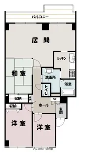 カサ パラシオン【10階】の間取り