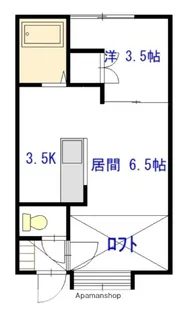 ロイヤルタウンE棟【2階】の間取り
