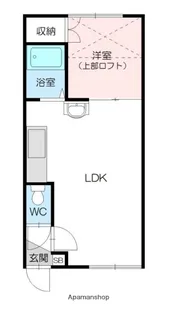 ハンドレッドヴィレッジG【2階】の間取り