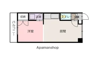 ビジョン【3階】の間取り