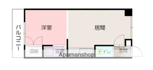 ビジョン【5階】の間取り