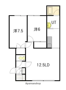 ラディス【1階】の間取り