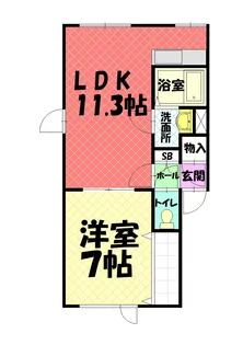 NOAH【1階】の間取り