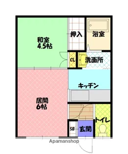 第2サクライコーポ【2階】の間取り