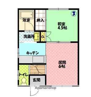 第2サクライコーポ【1階】の間取り