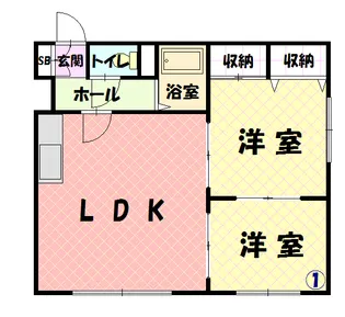 FREIA【401号室】の間取り