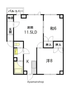 ハイツガーベラ【302号室】の間取り