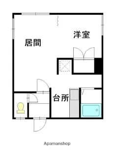 ハイツカワタ【1階】の間取り