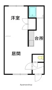 ハイツカワタ【2階】の間取り