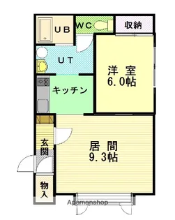 シエルエトワール【1階】の間取り