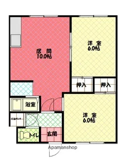 コーポタニグチ【2階】の間取り