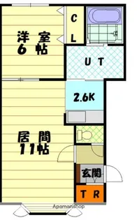 E−フローレス【1階】の間取り