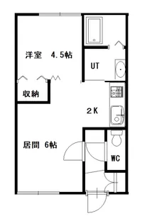 サン・モリッツ南【2階】の間取り