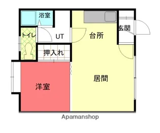 ラポートハイツ【1階】の間取り