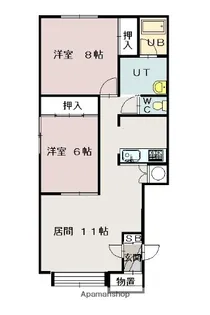 リンツA棟【2階】の間取り