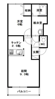 SYMPHONY【3階】の間取り