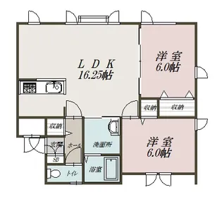 WILL B【2階】の間取り