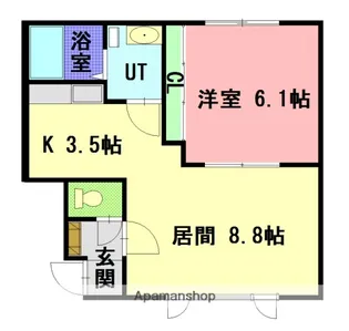 アヴァンティB棟【2階】の間取り