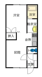 フロムK A【202号室】の間取り