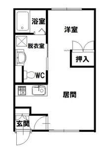 コスモス【206号室】の間取り