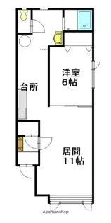 アングレー17【2階】の間取り
