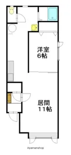 アングレー17【1階】の間取り
