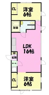 ガーデンハウス【1階】の間取り