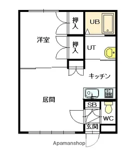 ルラシェーンB【2階】の間取り