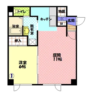 パミール【201号室】の間取り