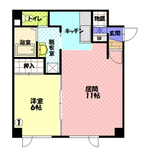 パミール【2階】の間取り