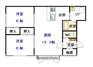 ラフィネ【1階】の間取り