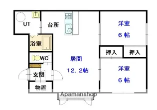 ラフィネ【1階】の間取り